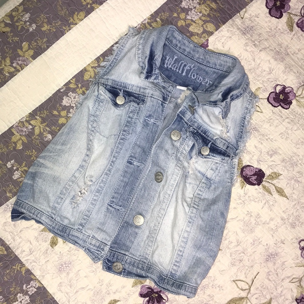jean jacket vest